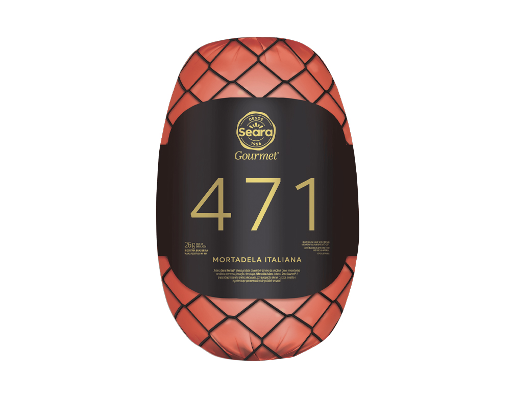 MORTADELA ITALIANA 471 SP SEARA GOURMET 4,8 KG (CX 2 PÇ)